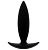 Чёрная мини-пробка для анальной стимуляции BOOTYFUL ANAL PLUG XTRA SMALL BLACK - 9 см. от Dream Toys