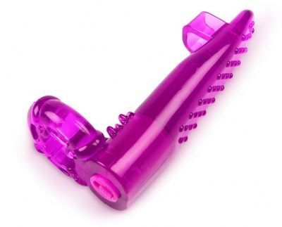 Фиолетовая рельефная насадка на член от Brazzers