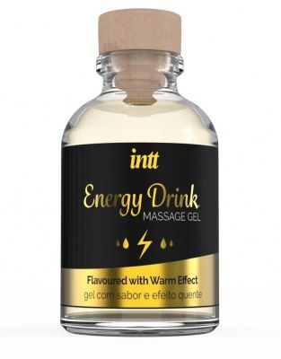 Массажный гель с согревающим эффектом Energy Drink - 30 мл. от INTT