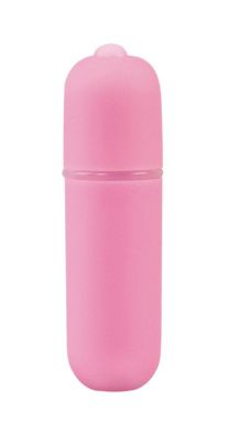 Розовая вибропуля Power Bullet - 6,2 см. от Shots Media BV