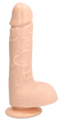 Телесный реалистичный фаллоимитатор Self Lubrication Dong 7 Inch - 21,7 см. от Shots Media BV
