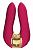 Малиновый двойной вибростимулятор AIKO с двумя моторами от Shunga