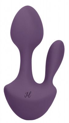 Фиолетовый анально-вагинальный вибратор Sofia - 13 см. от Shots Media BV