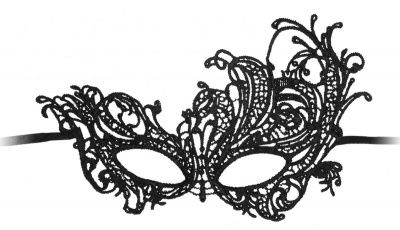 Черная кружевная маска ручной работы Royal Black Lace Mask от Shots Media BV