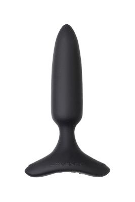Черная анальная втулка Hush 2 (XS) - 12,1 см. от Lovense