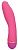 Розовый изогнутый вибромассажер Cosmo - 13 см. от Bior toys