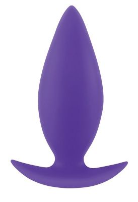 Фиолетовая анальная пробка для ношения INYA Spades Medium - 10,2 см. от NS Novelties