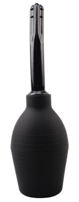 Черный интимный душ-спринцовка Booty Cleanse от Chisa