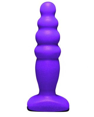 Фиолетовый анальный стимулятор Small Bubble Plug - 11 см. от Lola toys Фиолетовый анальный стимулятор Small Bubble Plug - 11 см. от Lola toys