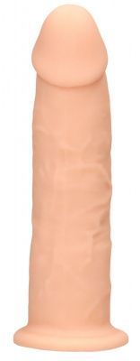 Телесный фаллоимитатор без мошонки Silicone Dildo Without Balls - 19,2 см. от Shots Media BV