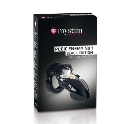 Пояс верности с электростимуляцией Mystim Pubic Enemy No1 Black Edition от MyStim