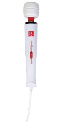 Белый проводной жезловый вибратор Magic Massager от Adam & Eve Белый проводной жезловый вибратор Magic Massager от Adam & Eve