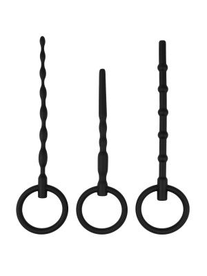 Набор из 3 черных уретральных массажеров Twist от Lola Games