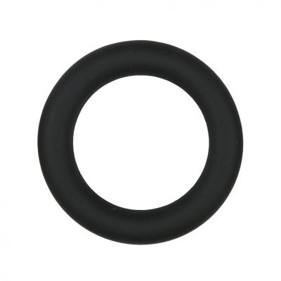 Черное эрекционное кольцо Silicone Cock Ring Medium от EDC Wholesale