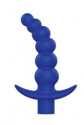 Синяя вибрирующая анальная елочка Sweet Toys - 10,8 см. от Bior toys