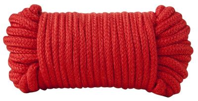 Красная хлопковая верёвка Bondage Rope 33 Feet - 10 м. от Blush Novelties