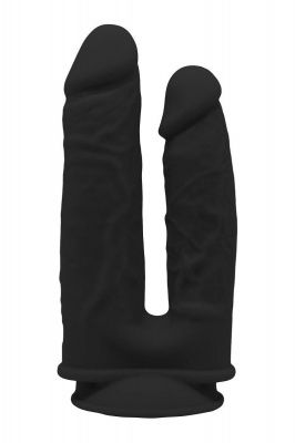 Черный анально-вагинальный фаллоимитатор Double Penetrator - 19,5 см. от Dream Toys