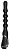 Черный анальный вибратор NAGHI NO.30 - 26 см. от Tonga