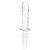 Стеклянный фаллоимитатор с рукоятью 11’’ Girthy Cock Double Ended With Handle - 28 см. от Glas