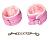 Розовые поножи Eternity от Lola toys