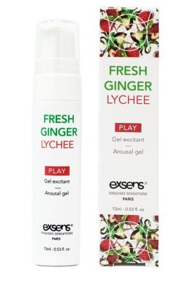Возбуждающий гель Fresh Ginger Lychee Arousal Gel - 15 мл. от Exsens