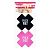Набор из 2 пар пэстисов Cross Pattern Nipple Pasties от Lovetoy