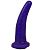 Фиолетовая гладкая изогнутая насадка-плаг - 13,3 см. от LOVETOY (А-Полимер)