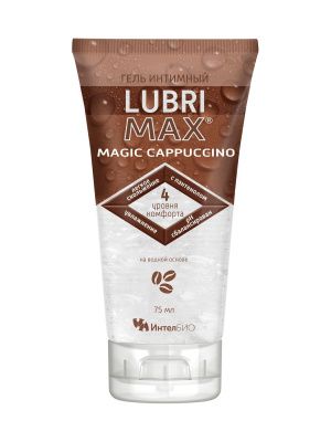 Интимный гель-смазка на водной основе Lubrimax Magic Cappuccino - 75 мл. от ИнтелБИО