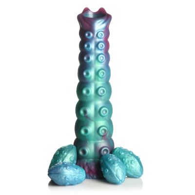 Фантазийный фаллоимитатор Galactic Breeder Ovipositor Silicone Dildo - 22 см. от XR Brands