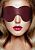 Бордовая маска на глаза Eyemask от Shots Media BV