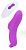 Фиолетовая перезаряжаемая насадка на палец с вибрацией OMG-RCT от S-HANDE