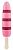 Оригинальный розовый вибромассажер-эскимо - 15,5 см. от NMC