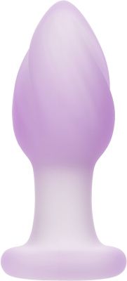 Сиреневая анальная пробка Ridge Probe с вибрацией - 9,5 см. от California Exotic Novelties