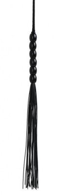 Черная силиконовая мини-плеть - 22 см. от Сумерки богов