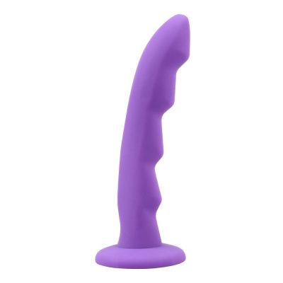 Фиолетовая насадка для страпона Crush On Cavelier - 17 см. от Chisa