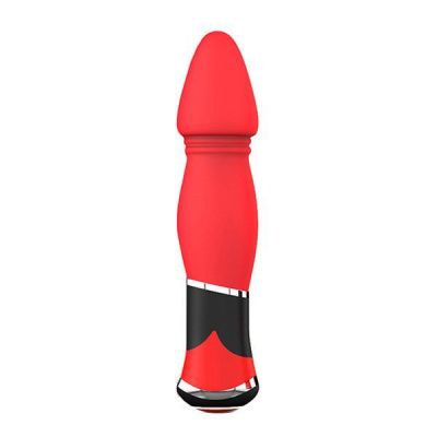 Красный анальный вибратор BOOTYFUL CONED VIBE от Dream Toys