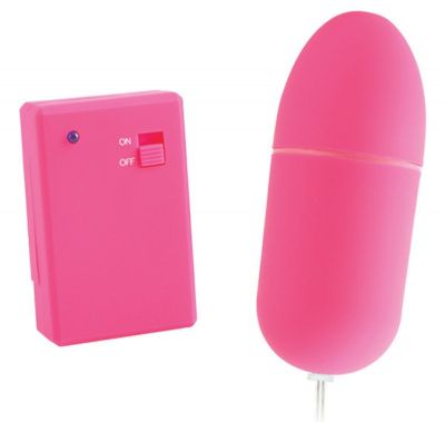 Розовое виброяйцо Remote Control Bullet с пультом ДУ от Pipedream