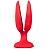 Красная пробка-бутон MENZSTUFF FLOWER BUTT PLUG 6INCH - 15 см. от Dream Toys