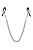 Зажимы для сосков с фиолетовой цепочкой Sweet Caress Nipple Chain от Sweet Caress
