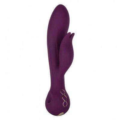 Фиолетовый вибратор-кролик Desire - 22,25 см. от California Exotic Novelties