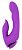 Фиолетовый вибратор-кролик Seduction - 19,5 см. от Chisa