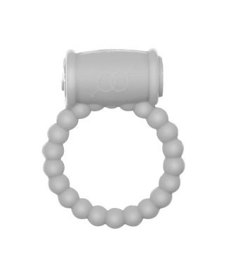 Белое эрекционное кольцо Rings Drums от Lola toys