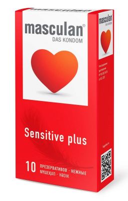 Презервативы Masculan Sensitive plus - 10 шт. от Masculan