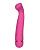 Розовый перезаряжаемый вибратор Raffi - 17,1 см. от Lola toys