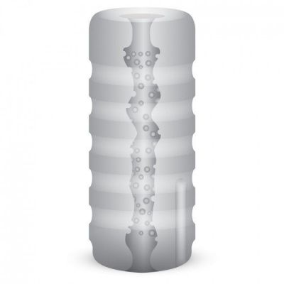 Прозрачный мастурбатор с вибрацией Zolo Girlfriend Squeezable Vibrating Stroker от Zolo