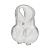 Прозрачная насадка-утяжка для мошонки Ball Sheath With Compression Cock Support от BlueLine