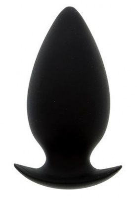 Большая чёрная анальная пробка BOOTYFUL ANAL PLUG LARGE BLACK - 10 см. от Dream Toys