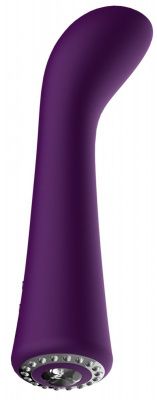 Фиолетовый вибромассажер для точки G Glimmer - 20,5 см. от Shots Media BV
