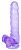 Фиолетовый фаллоимитатор Satellite - 21 см. от Lola toys