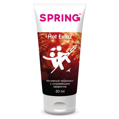 Согревающие интимный лубрикант Spring Hot Extaz - 50 мл. от SPRING